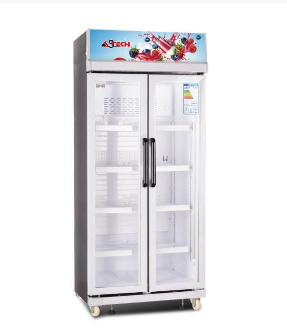 Refrigérateur Astech FV590VD Vitrines Vertical 2Portes