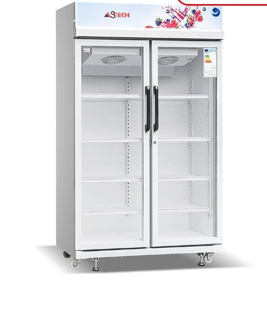 Refrigérateur Astech FV740DD-GR Vitrine 2portes