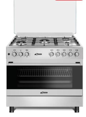 Cuisinière Astech CK96MS 90/60 5 feux full option ventilo + écran