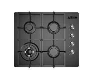 Plaque de Cuisson Astech PL67CZ-60NO-MA 4 Feux Gaz