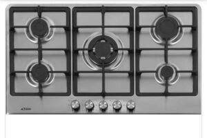 Plaque de Cuisson Astech à Gaz PL90GA111 GR 5 Feux inox