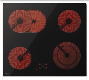 Plaque de Cuisson Astech Electric PL60CE500NO 4 Feux